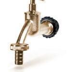 Regenton Kraan Messing 1/2" en 3/4" - afbeelding 1