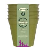 Duurzame Kruidenpotjes Bamboe & Rijst - 5 Stuks - 15 cm - afbeelding 1