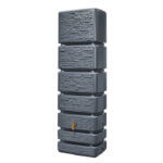 Regenton Slim Stone decor 350 liter met kraantje - afbeelding 1