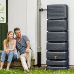 Slim Wood regenton 350 liter wandtank - afbeelding 1