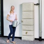 Slim regenton Stone Decor 500 L met kraantje - afbeelding 1