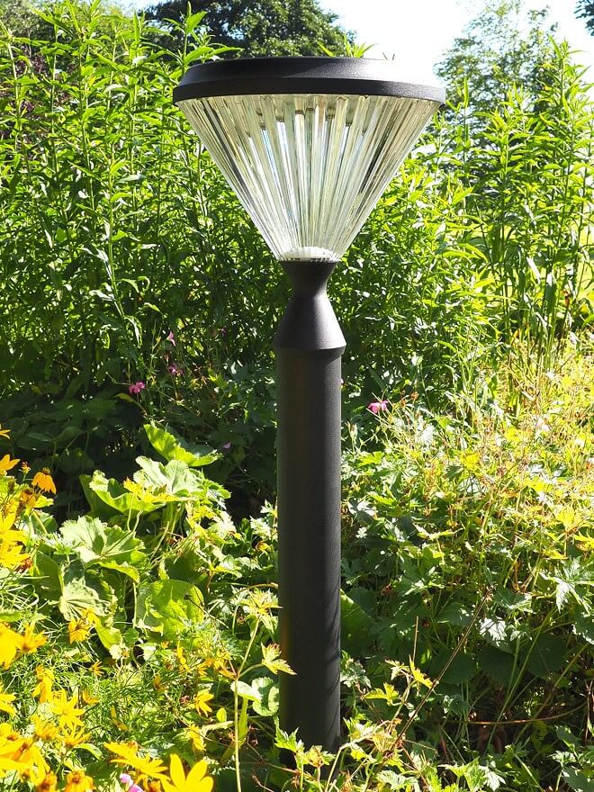 Bladeren verzamelen Aktentas Selectiekader IpluxSolar Led tuinverlichting Paris Hoogte 75 cm solar ledlamp duurzame  tuinverlichting