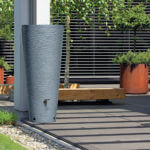 Regenton Tubo 320 Liter 2-in-1 Graniet Antraciet – UV- en Weerbestendig - afbeelding 1
