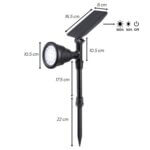 Solar LED Tuinspot Pro Performance 600Lm - afbeelding 3