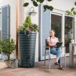 Jolie 2-in-1 Regenton – 230L | Modern Design met Geïntegreerde Plantenbak - afbeelding 1